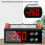 Digital Thermostat Hygrostat Temperature Humidity Controller AC220V Regulator Heating Cooling Control ECS-961NEO 6