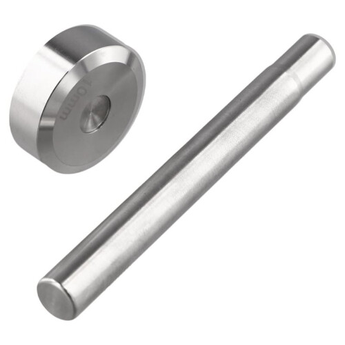 Cap Rivet Setting Tool Kit with Punch Setter and Base for Leather  DIY 6/8/10mm Aperture for Installing Rivets 8mm 2
