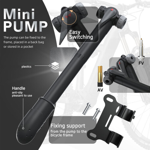 Pompes à Air, pompes à billes avec valves de vélo Standard, 1