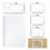5 Pack Straight  Stencil for Journaling and Envelope Addressing Guide Stencil Templates Set Spacing  Ruler Guide 2