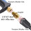 2PCS Brass High Pressure Washer Adapter, M22-14mm External Thread X 3/8inch NPT External Thread 6
