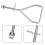 Front Windshield Kit Draft Hanger Arm Hardware Kit Fits for John-Deere Mower and Lawn Tractor Deck Front Acccessories 5