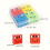 Gift for Her/Him 16pcs Interactive Tabletop Battle Game Wooden Joyful Face Pattern Blocks Educational Toy 5