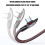 5A snellaadbare USB naar type C-kabel met versterkte-1,2 m Rood 10