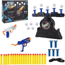 Jeu de tir à balles flottantes avec cibles en mousse, sûr et durable pour les enfants de 3 ans et plus, idéal pour s'amuser à l'intérieur.