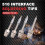 4pcs 510 Interface Soldering Tips and Burnt Threads for USB Rechargeable Temperature Adjustment Soldering Pen 6