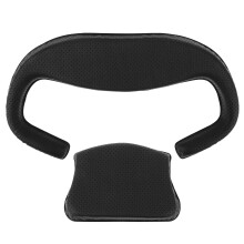 1Set Ersatz Vr Gesichtspolster Schweißabweisend Schwarz PU