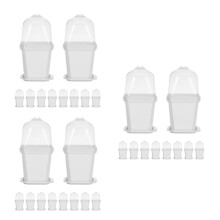 30Sets Pflanztöpfe ABS, Belüftet, Ideal Für Sukkulenten