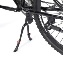 Béquille de vélo réglable, béquille centrale double pour vélos de 24 à 28 pouces, support stable en acier