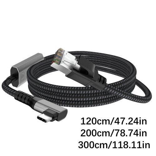 USB C naar RJ45 Ethernet-adapter 2,5 Gbps kabel internetkabel-3m 1