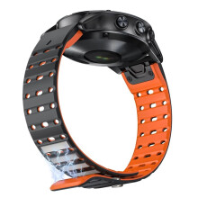 Soft Silicone Magnetic Watch Band for  Sportwatch 22mm Quick Fit Strap for Fenix E/8 7/6/5/Forerunner 965/955 B