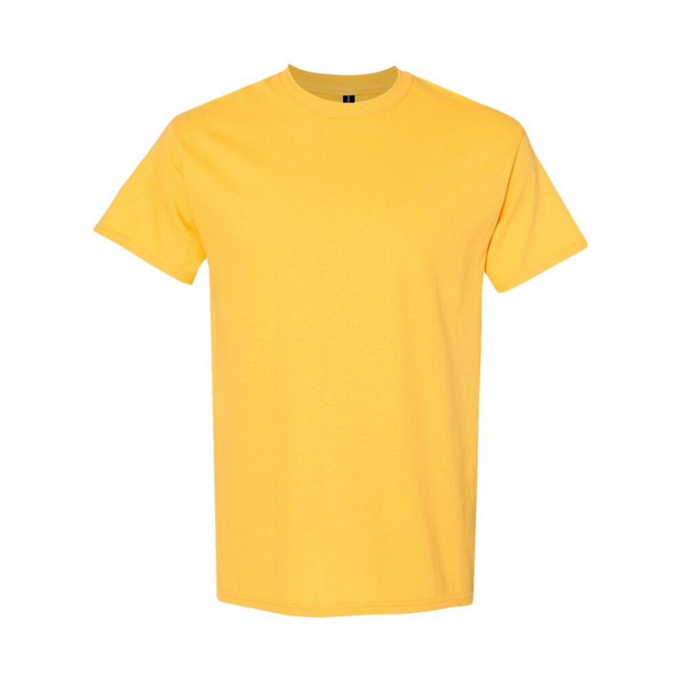 Gildan (Xl, Daisy) Mens Heavy Cotton T-Shirt Multicoloured