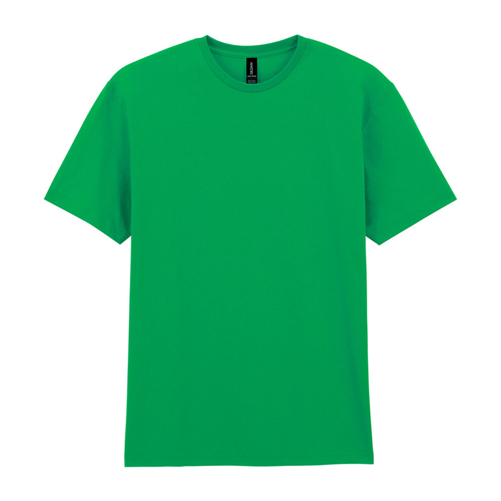 Gildan (M, Irish ) Mens Plain Lightweight T-Shirt Green