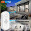 2Pcs  WiFi Vibration Sensor Alarm Wireless Vibration Detector Alert Real- Activity & Shock Detection White 8