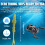 3Pack Multicolor Basses Fishing Soft Realistic Lures With-17cm 8