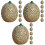18Pièces Décor Melon Cantaloup Simulé Vert Résine Pour Vitrine 1