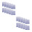 30Sheets Blue Eye Shaped Acrylic Rhinestone Face Stickers for DIY 1