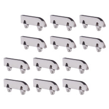 25 Pcs Glass Door Wheel Bottom Rollers Shower Wheels Set Replacement
