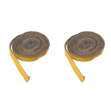 2Rolletjes Zelfklevende Houtkachel Deurrubber Glasvezel Rookdicht