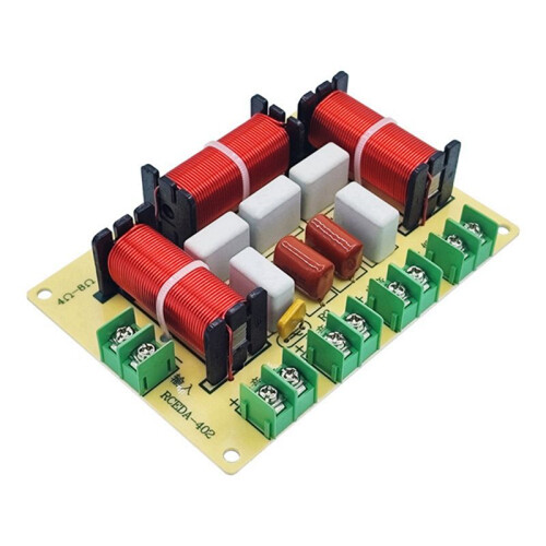2pcs Crossover High Mid Low Frequency Speaker DIY Audio Splitter for Home Speaker Upgrade 2