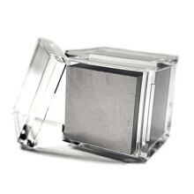 50Pcs Acrylic Box Trays for 0.39Inch 10mm Elements Cubes Clear Case Periodic Table Bracket for Elements Collections