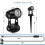 Dimmable 3-Color LED Spot Lights compatible with Indoor Plants, Adjustable Accent Uplight with Dimmer Switch 5