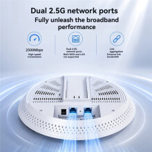 COMFAST WiFi 7 Dual Band Plafond AP WIFI Extender Dubbele 2,5G-Poorten Krachtige Draadloze AP Router Signaalversterker Mesh POE