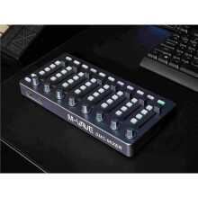 M-VAVE SMC Mixer Gray Wireless DAW Controller 8 Knobs 8 Faders USB for Music Production and Live Performance