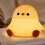 Penguin Kindergarten Night Light LED Soft Silicone Light Dimmable Bedroom Night Light, Dormitory Decorative Light. 2
