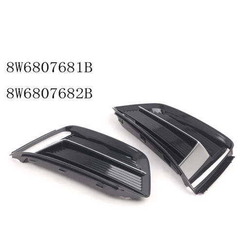 Front Bumper Fog Light Cover Fog Light Frame for  A5 2017-2019 Left 8W6807681M 2