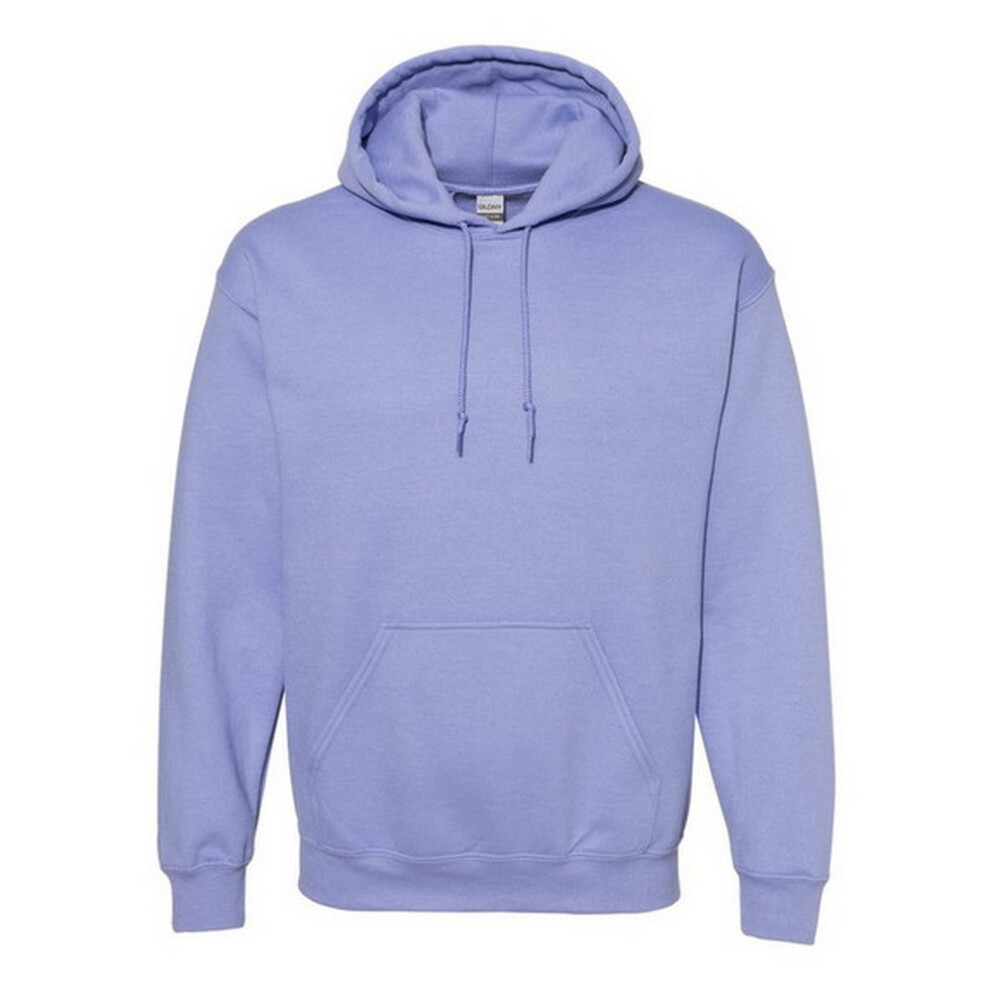 Gildan (2Xl, Violet) Heavy Blend Adult Unisex Hooded Sweatshirt / Hoodie Multicoloured