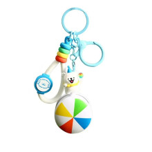 Puppy Doll Pendant Funny Doll Puppy Pendant Keychain Bag Decorations Anti-Lost Cute Cartoon Puppy Keychain for Birthday