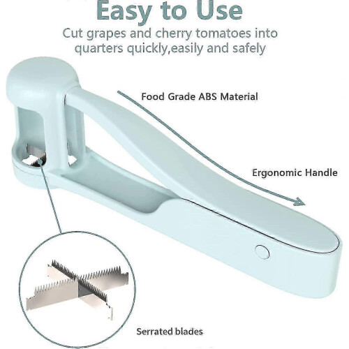 Stainless Steel Grape & Small Fruit Slicer Kitchen Gadget 1