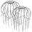 Gutter Guard,2Pcs Round  Gutter Filter Downspout Guard Even Hollow Replacement Gutter Cover for Leaves-B 1