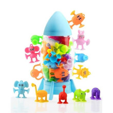 Juego de juguetes de baño con ventosas de silicona, 36 piezas, juguetes sensoriales interactivos para niños de 3 a 8 años.