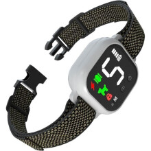 Collar antiladridos, resistente al agua (IP67), recargable, con 4 modos de entrenamiento y 8 niveles de sensibilidad para perros.