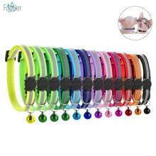 Collar de seguridad ajustable para gatos, 12 piezas, con cierre de seguridad, correa reflectante y cascabel.