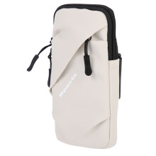 Grijze Sport Armband Telefoonhouder Oxford Polyester Opbergzak
