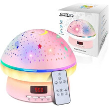 Proyector de estrellas para bebés, luz nocturna, rotación de 360 grados, 8 colores, recargable por USB para guardería o habitación infantil.