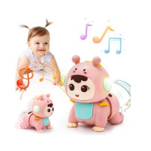 Juguete para bebés que gatean con música y luces, juguete musical sensorial para bebés de 3 a 9 meses, regalo ideal para el aprendizaje temp