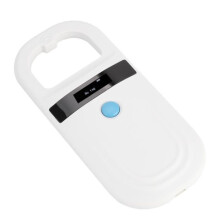 Lector de microchips para mascotas recargable por USB con pantalla OLED, compatible con FDX-B, escáner portátil para gatos y perros.
