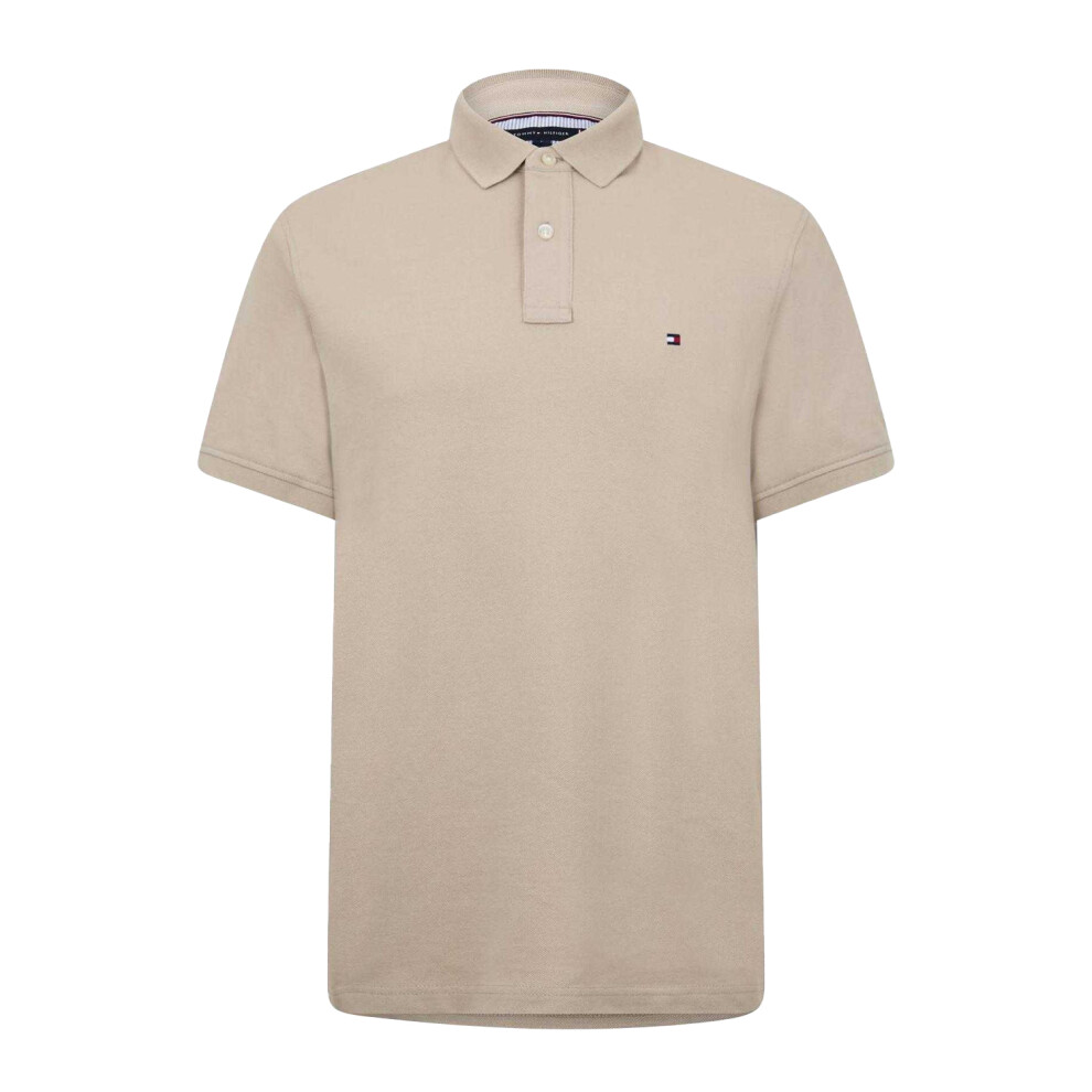 Tommy Hilfiger (Xxl, Sandalwood) Mens 1985 Embroidered Logo Polo Shirt Multicoloured