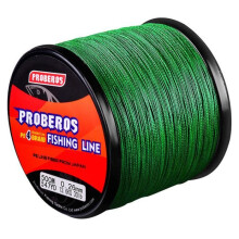 Hilo de pesca trenzado de 4 hebras, 547 yardas, 30 lb, 0,25 mm, PE multifilamento, resistente y duradero.