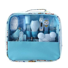 Set de 13 piezas para el cuidado del bebé: cuidado de uñas, cuidado del cabello, termómetro de salud, kit de aseo para bebés y niños pequeño
