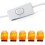 Biely kábel pre soľnú lampu - pätica E14 s vypínačom 4