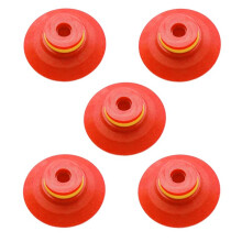 Industrial Flat Vacuum Suction Cup F Series Single-Layer Silicone Robotic Arm Accessory with Ribs,Pack of 5 Pcs F30