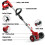 Electric grass trimmer with wheels for smooth maneuvering 2