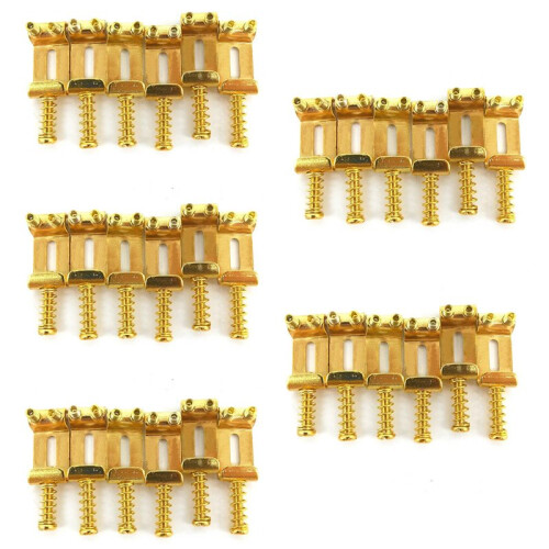 30 Roller Bridge Pull String Code Electric Guitar Saddle for Stratocaster Telecaster Electric Guitar Accessories Gold