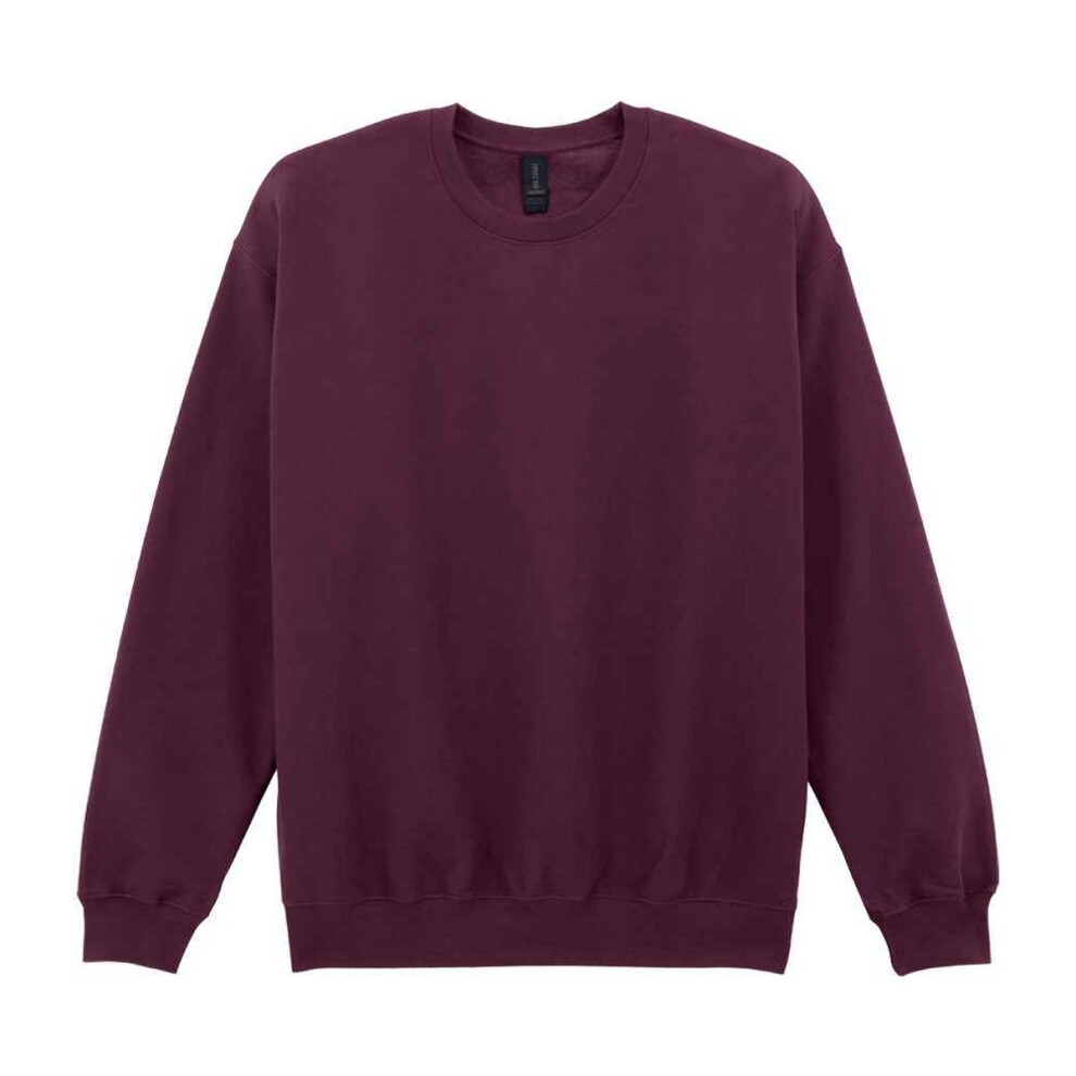 Gildan (L, Maroon) Unisex Adult Softstyle Midweight Sweatshirt Multicoloured