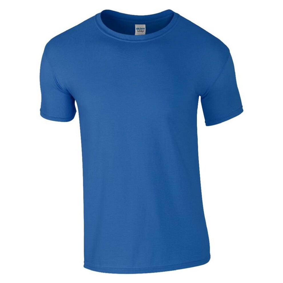 Gildan (3Xl, Royal) Mens Soft Style Ringspun T Shirt Multicoloured